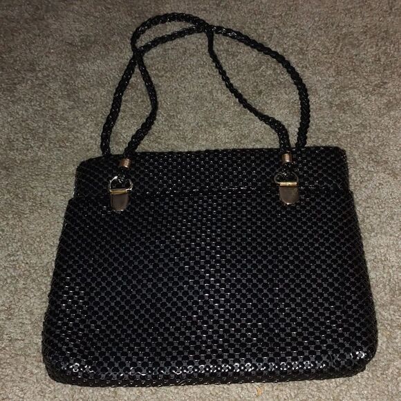 Warren Reed black metal mesh handbag purse - Picture 4 of 7